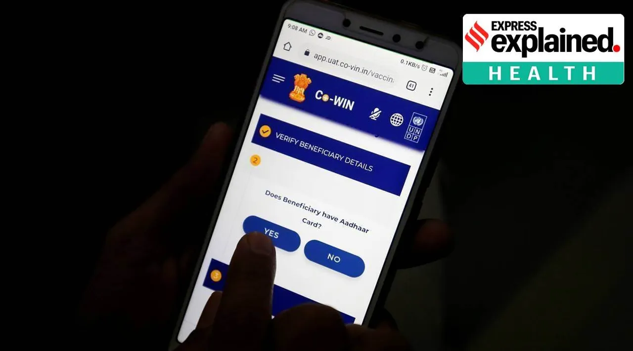 தடுப்பூசி பதிவு: கோவின் வெப்சைட்டில் பாதுகாப்புக்கு புதிய குறியீடு எண்