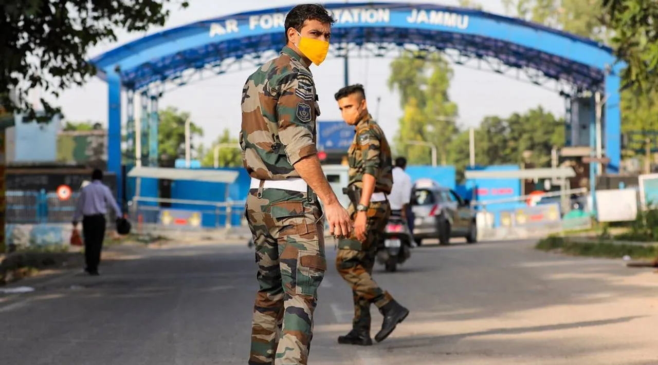 Indian Air Force base in Jammu
