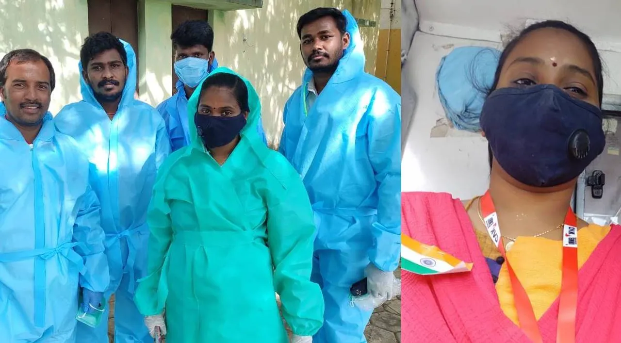 தொற்று ஆரம்பத்தில் பணி செய்த EMT-களில் நான் மட்டும் தான் பெண்; கர்ப்பமாக இருந்தும் பணியை தொடர்ந்தேன்