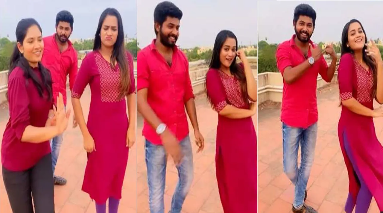 சீரியலில் அண்ணி... நிஜத்துல ஃப்ரெண்ட்: பாண்டியன் ஸ்டோர்ஸ் முல்லை- கண்ணன் டான்ஸ்