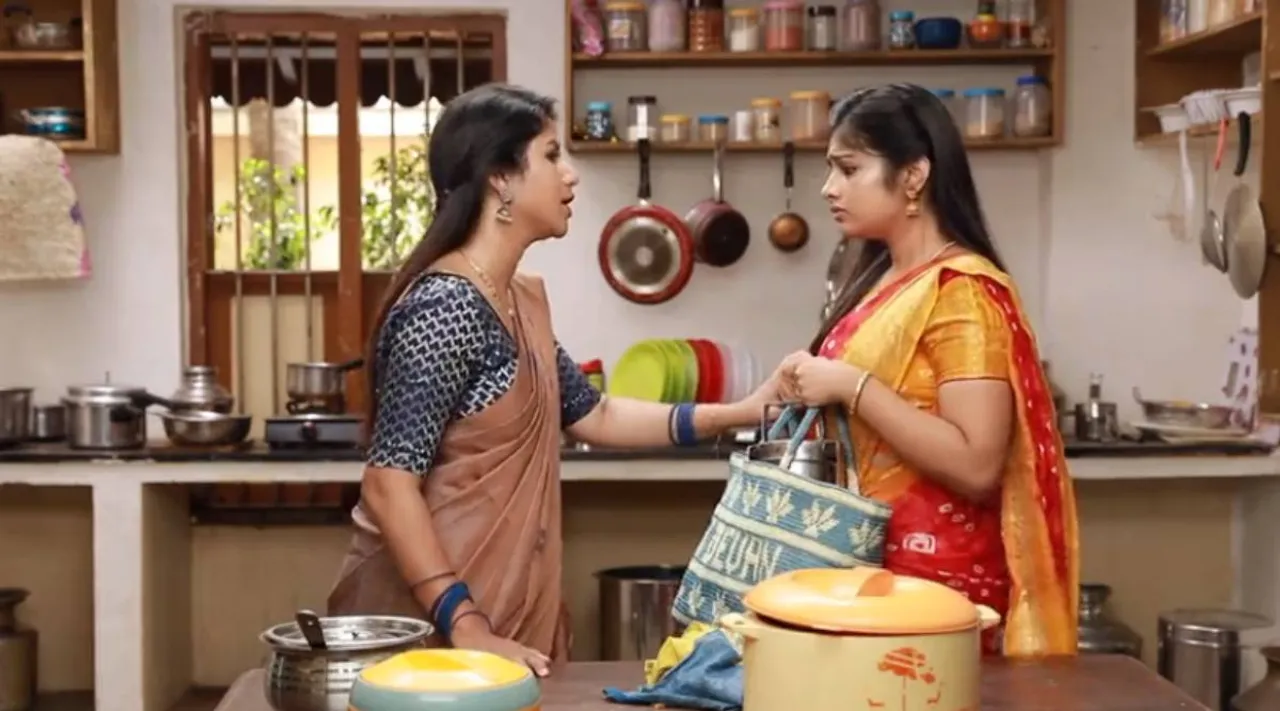 raja rani 2 serial, vijay tv, raja rani 2 serial today episode, விஜய் டிவி, ராஜா ராணி 2 சீரியல், ஆல்யா மானசா, அர்ச்சனா, சரவணன், சந்தியா, அர்ச்சனாவை வெளுத்து வாங்கிய சந்தியா, alya manasa, raja rani 2, vijay tv serial, sandhya, saravanan, archana, raja rani 2 serial story