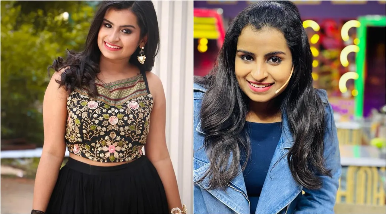 sivaangi gets gold play button, cook with comali, sivaangi, ஷிவாங்கி, குக் வித் கோமாளி, கோல்ட் பிளே பட்டன், யூடியூப், ஷிவாங்கி வீடியோ, sivaangi youtube channel, sivaangi video, sivaangi viral news, youtube