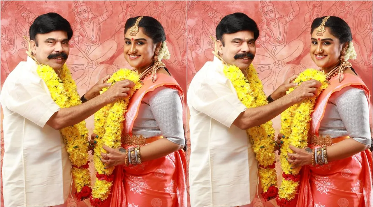 கழுத்தில் மாலையுடன் வனிதா- பவர் ஸ்டார்: நிஜமா, படமா? என ரசிகர்கள் குழப்பம்