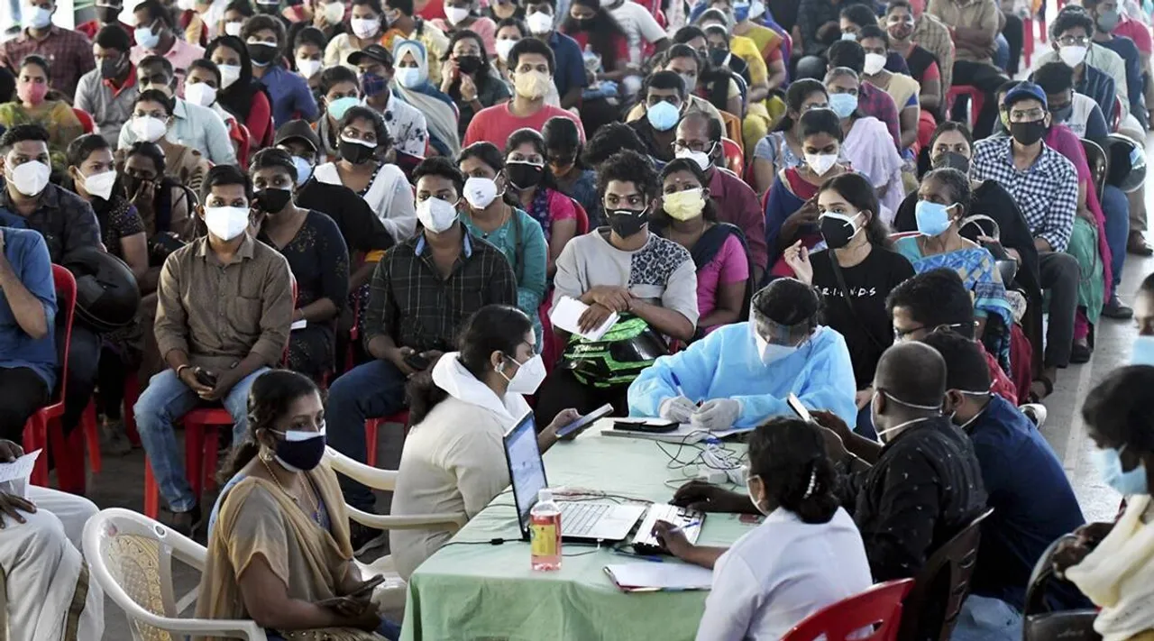 Kerala reports 21000 fresh Covid cases