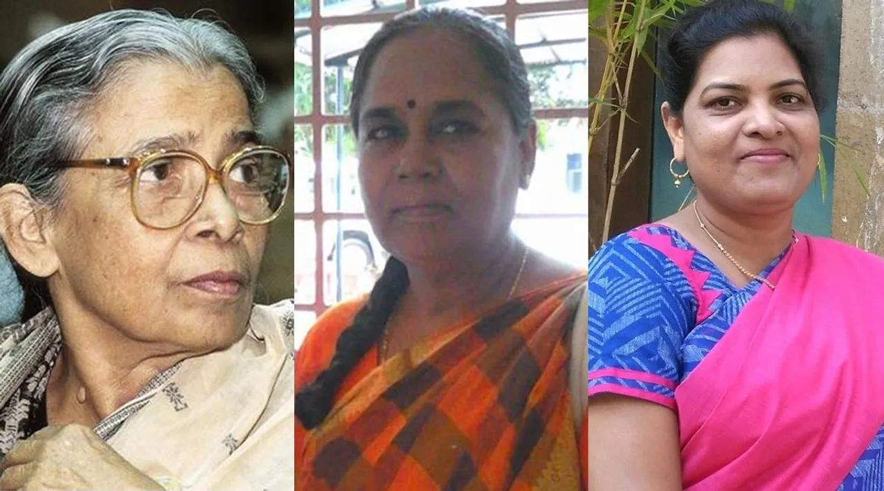 Dalit writer Bama, Poet Sukirtharani, Writer Mahasweta Devi, bama sukirtharani works removed from English syllabus, Delhi University comes under fire, தலித் எழுத்தாளர் பாமா, கவிஞர் சுகிர்தராணி, மஹாஸ்வேதா தேவி, பாமா சுகிர்தராணி படைப்புகள் நீக்கம், டெல்லி பல்கலைக்கு கண்டனம், முதலமைச்சர் முக ஸ்டாலின் கண்டனம், சங்கதி நாவல், கருக்கு நாவல், இரவு மிருகம், cm mk stalin, bama, sukirtha ranai, tamil literature, dalit writer bama, dalit poet sukirtharani