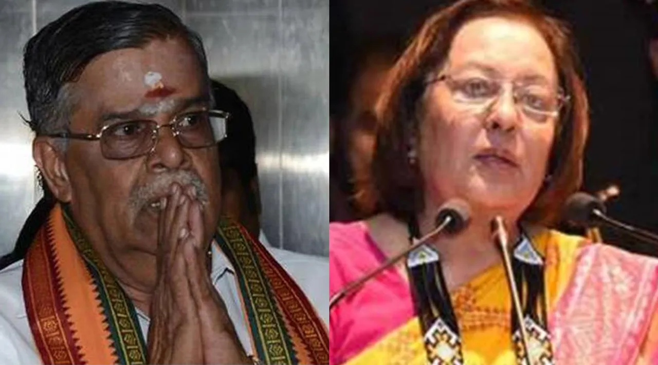 L Ganesan appointed as Manipur Governor instead of Najma Heptulla, இல கணேசன், நஜ்மா ஹெப்துல்லா, அதிசய ஒற்றுமை, மணிப்பூர் ஆளுநராக இல கணேசன் நியமனம், பாஜக, தமிழ்நாடு, L Ganesan, Najma Heptulla, strange coinsidence, BJP, Tamilnadu, Manipur