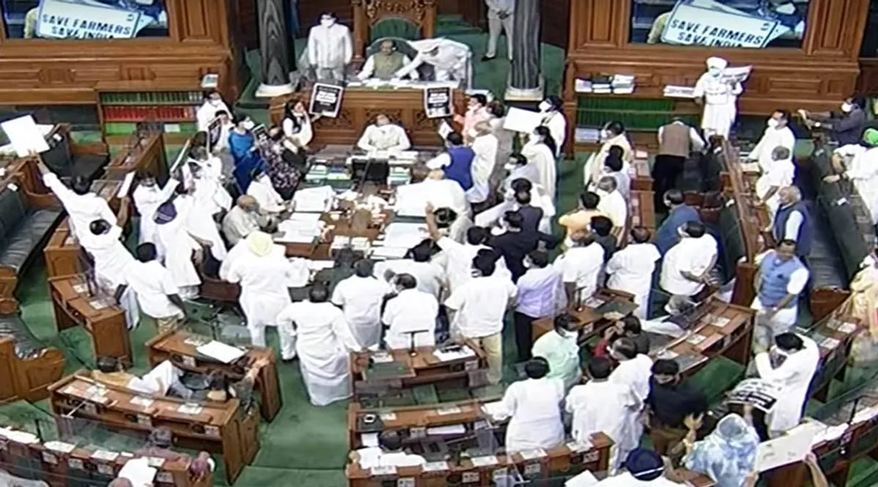45 நிமிடங்களில் 72 வினாடிகள்; கடந்த அமர்வில் மக்களவை டிவியில் எதிர்க்கட்சிகள் காண்பிக்கப்பட்ட நேரம்