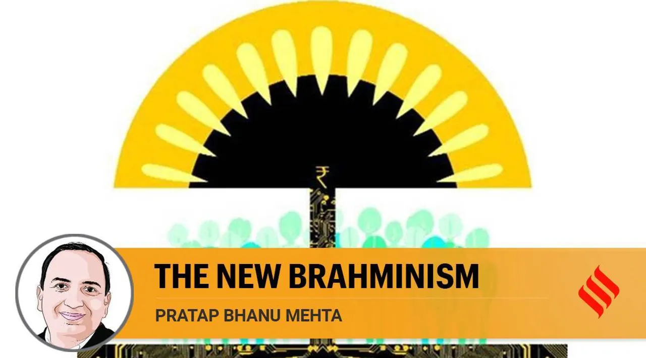 little farce of Brahmin welfare schemes, Pratap Bhanu Mehta, பிராமணர்கள் நலத்திட்டம், பிராமணியம், சமூகநீதி, பிரதாப் பானு மேத்தா, social justice, the new brahminism, caste politics