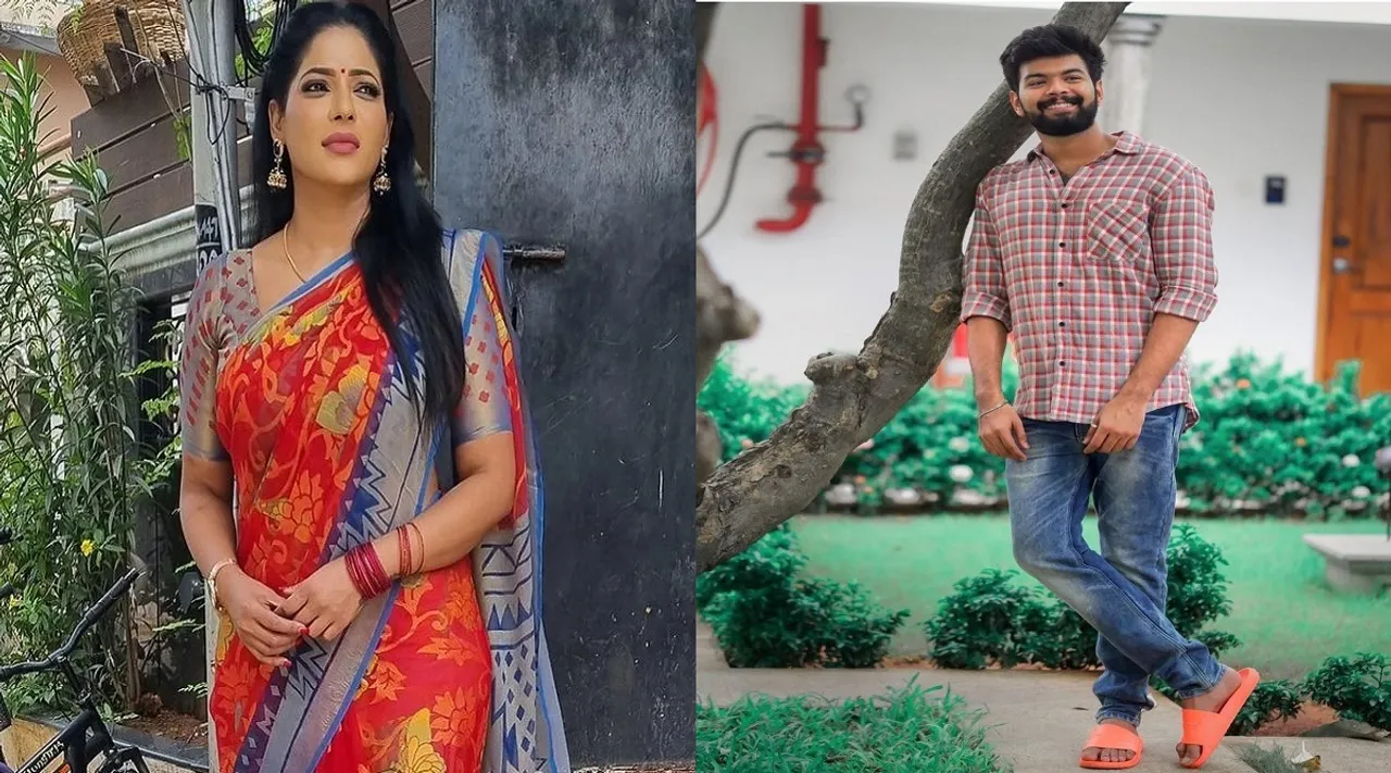 சீரியலில் எதிரி... நிஜத்தில் ஃப்ரண்ட்ஸ்: மாடர்ன் ராதிகாவுடன் கொஞ்சும் எழில்!