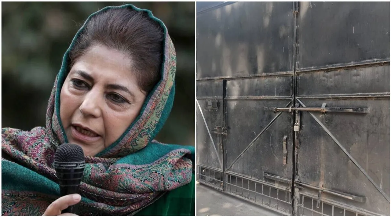 mehbooba mufti house arrest, mehbooba mufti says under house arrest, வீட்டுக்காவலில் மெகபூபா முப்தி, ஜம்மு காஷ்மீர், காஷ்மீர், இந்திய அரசு, jammu kashmir, goi, kashmir, pdp leader mehbooba mufti