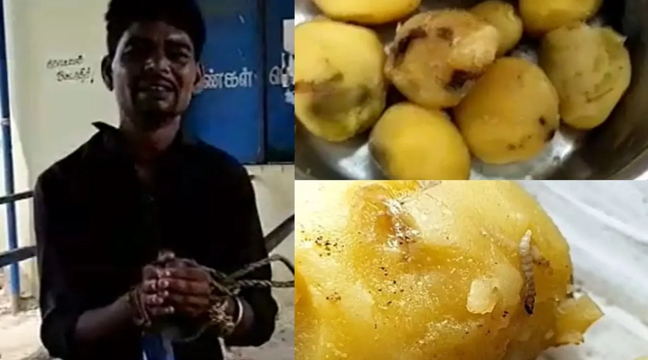 சென்னையில் அதிர்ச்சி: பானிபூரி மசாலாவில் புழு; வடமாநிலத்தவருக்கு தர்ம அடி!