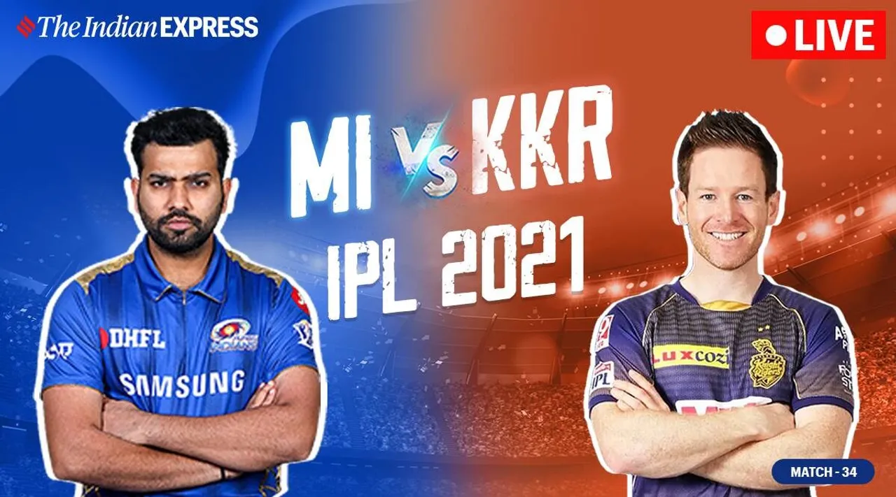 IPL 2021 Tamil News: MI vs KKR live score and updates in tamil
