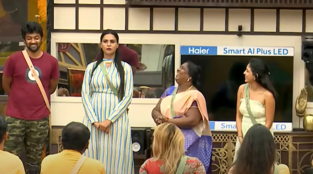Bigg Boss 5 Tamil Day 1 Review Raju Priyanka Akshara Thamarai Tamil news
