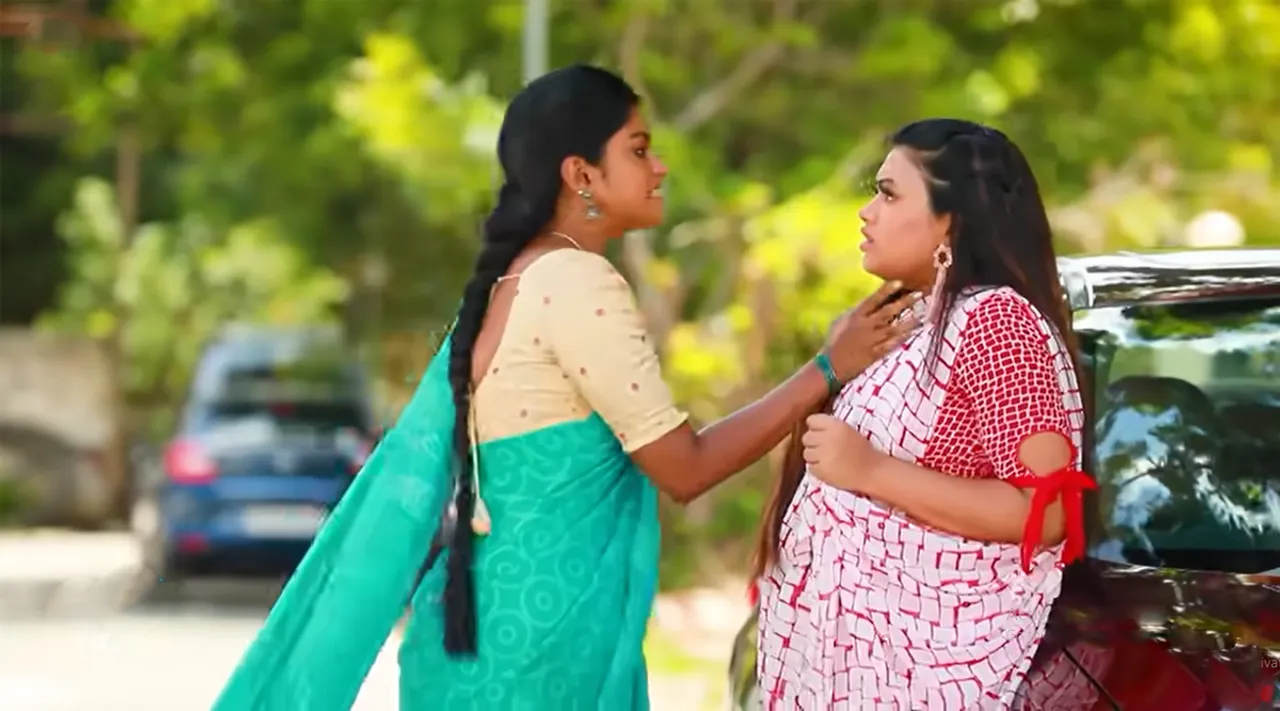 வெண்பா கழுத்தைப் பிடித்து... அந்நியன் ஸ்டைலில் அதிரடி காட்டும் கண்ணம்மா!