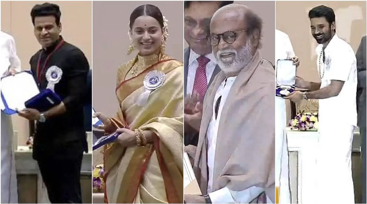 National Cinema Awards 2021 Dhanush Rajinikanth Vijay Sethupathy won