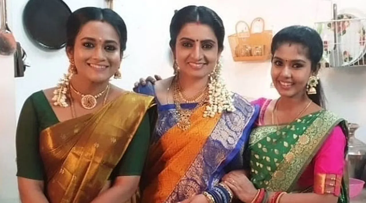 பாட்டி வேடமிட்ட பாண்டியன் ஸ்டோர்ஸ் அண்ணி நடிகை: யாருன்னு கண்டுபிடிங்க!