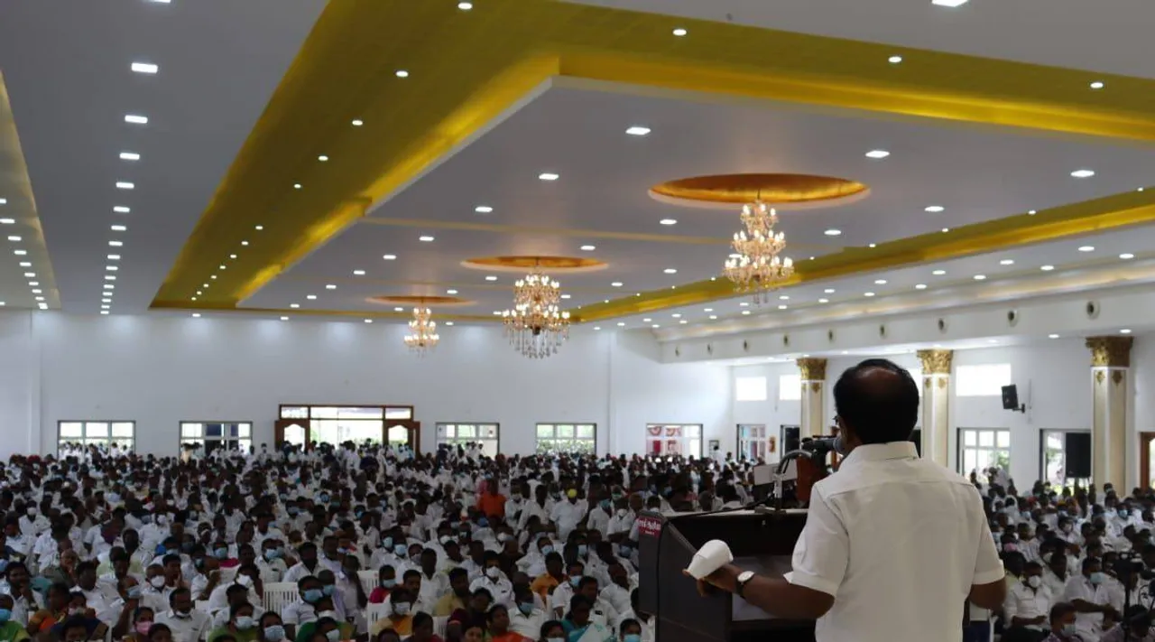 Salem DMK MP blame infighting for party’s poor show, Minister KN Nehru, சேலம் திமுகவில் உட்கட்சி பூசல், திமுகவில் உட்கட்சி பூசல் தோல்விக்கு காரணம், அமைச்சர் கேஎன் நேரு, எஸ் ஆர் பார்த்திபன் எம்பி, SR Parthiban MP, AIADMK< DMK, Salem district
