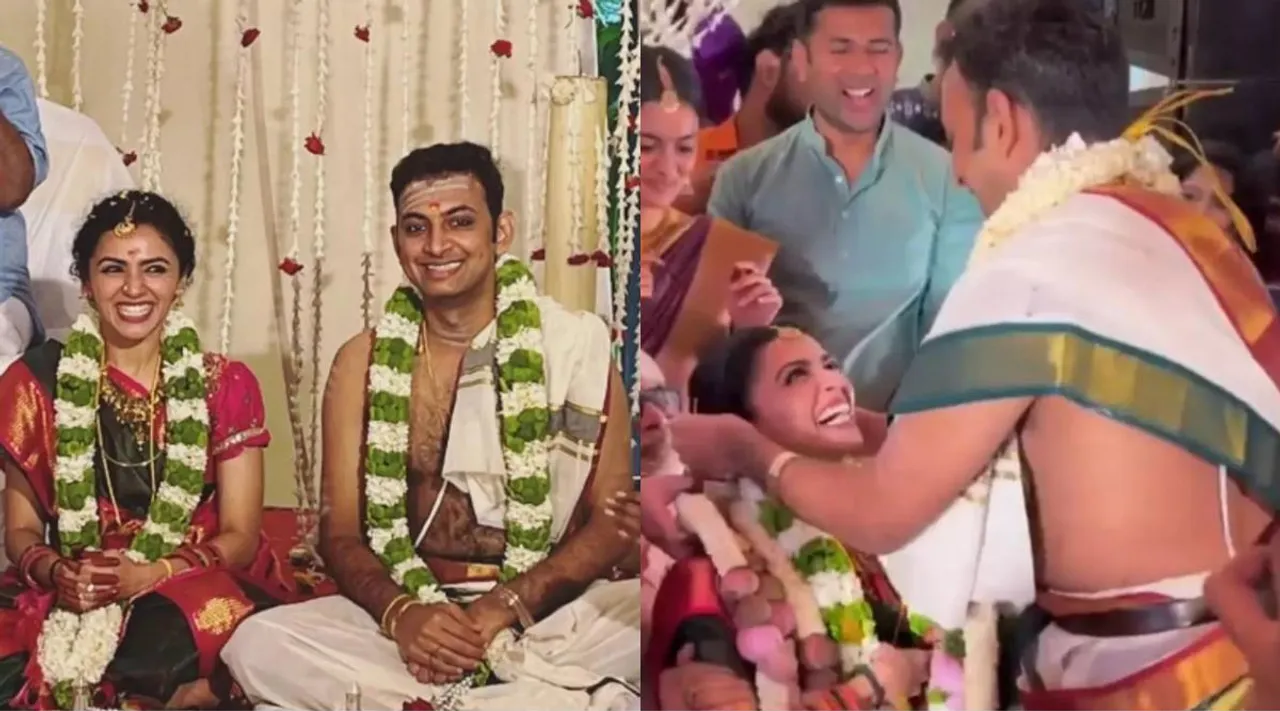 maalavika marriage photos, super singer maalavika sundar, Maalavika Sundar, Maalavika wedding photos, மாளவிகா, பாடகி மாளவிகா, மாளவிகா சுந்தர், மாளவிகா திருமணம், சூப்பர் சிங்கர் மாளவிகா, மாளவிகா திருமண புகைப்படம், Maalavika married her lover, Maalavika weds Ashwin Kashyap Raguraman, Singer Maalavika