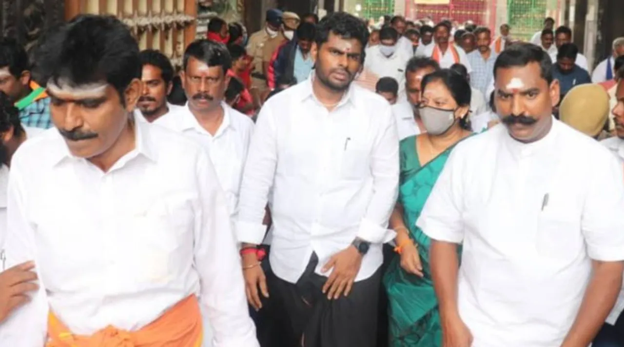 BJP President Annamalai, Annamalai, DMK Stop to criticise central govt, PM Modi speech screening event, Kanchipuram, பிரதமர் மோடி உரை திரையில் ஒளிபரப்பு, மத்திய அரசு மீது திமுக குறைகூறக் கூடாது, பாஜக, அண்ணாமலை, Tamilnadu, PM Modi, BJP