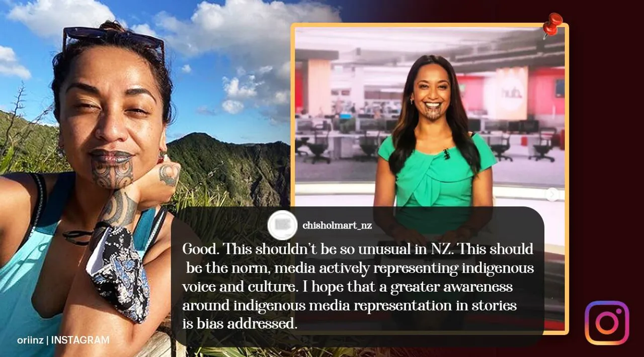 Journalist makes history as first person with Maori face tattoo