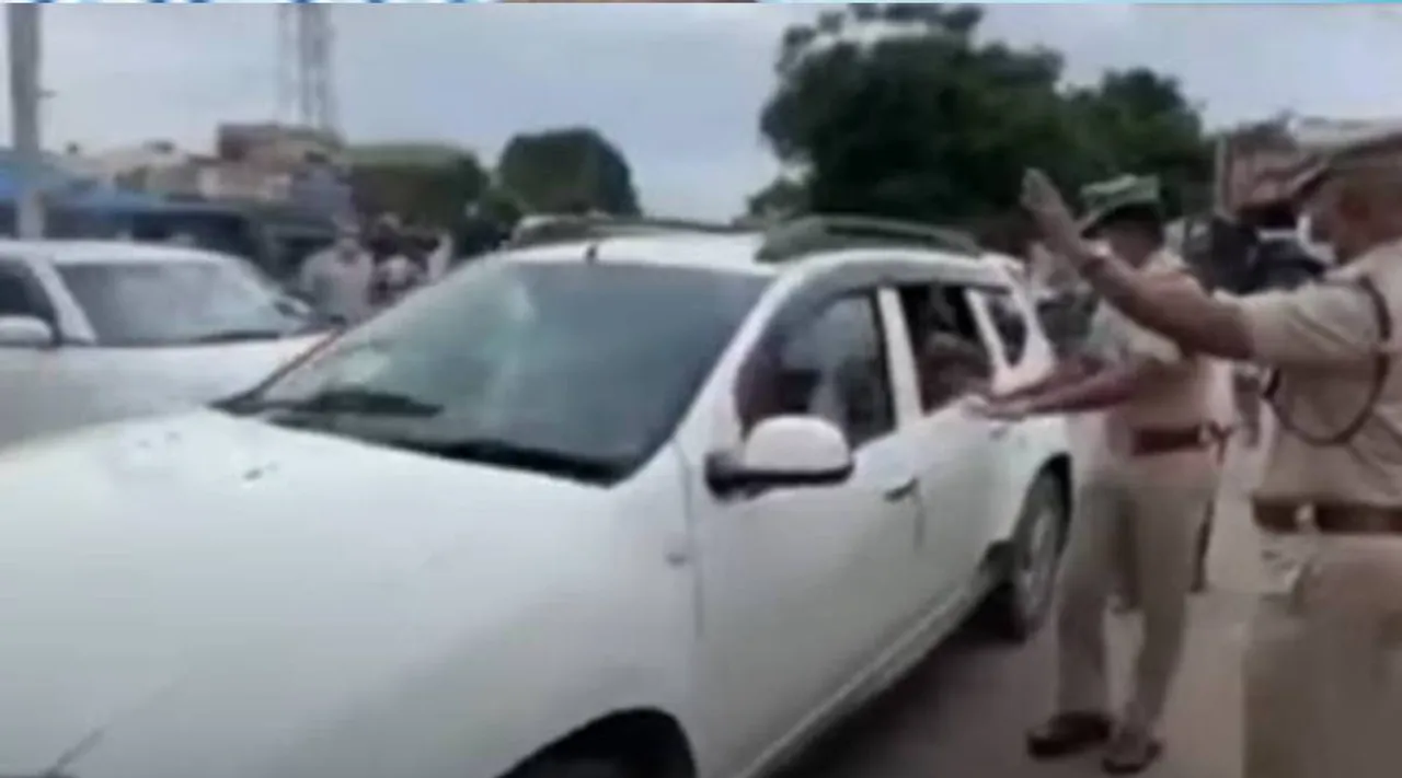BJP Minority Morcha National secretary Ibrahim arrested, Vellore Ibrahim arrested at Dindugul, Ibrahim released evening, Dindugul, திண்டுக்கல் மலைக் கோயிலுக்கு செல்ல முயன்ற பாஜக வேலூர் இப்ராஹிம் கைது, வேலூர் இப்ராஹிம் கைது, பாஜக, திண்டுக்கல், BJP, Vellore Ibrahim, Tamilnadu, Ibrahim arrested