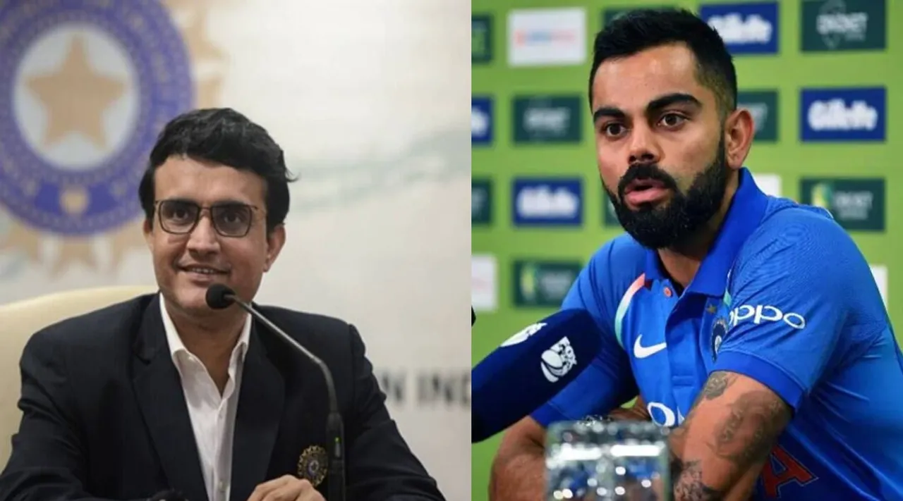 Virat kohli press conference Tamil News: Kohli contradicts with Sourav Ganguly