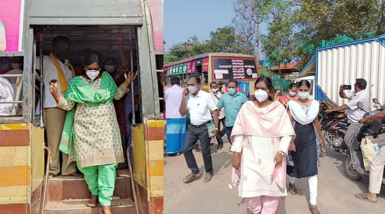 Tamil Nadu Tamil News: Mayiladuthurai collector travels in govt bus for 2nd week on creating pollution awareness