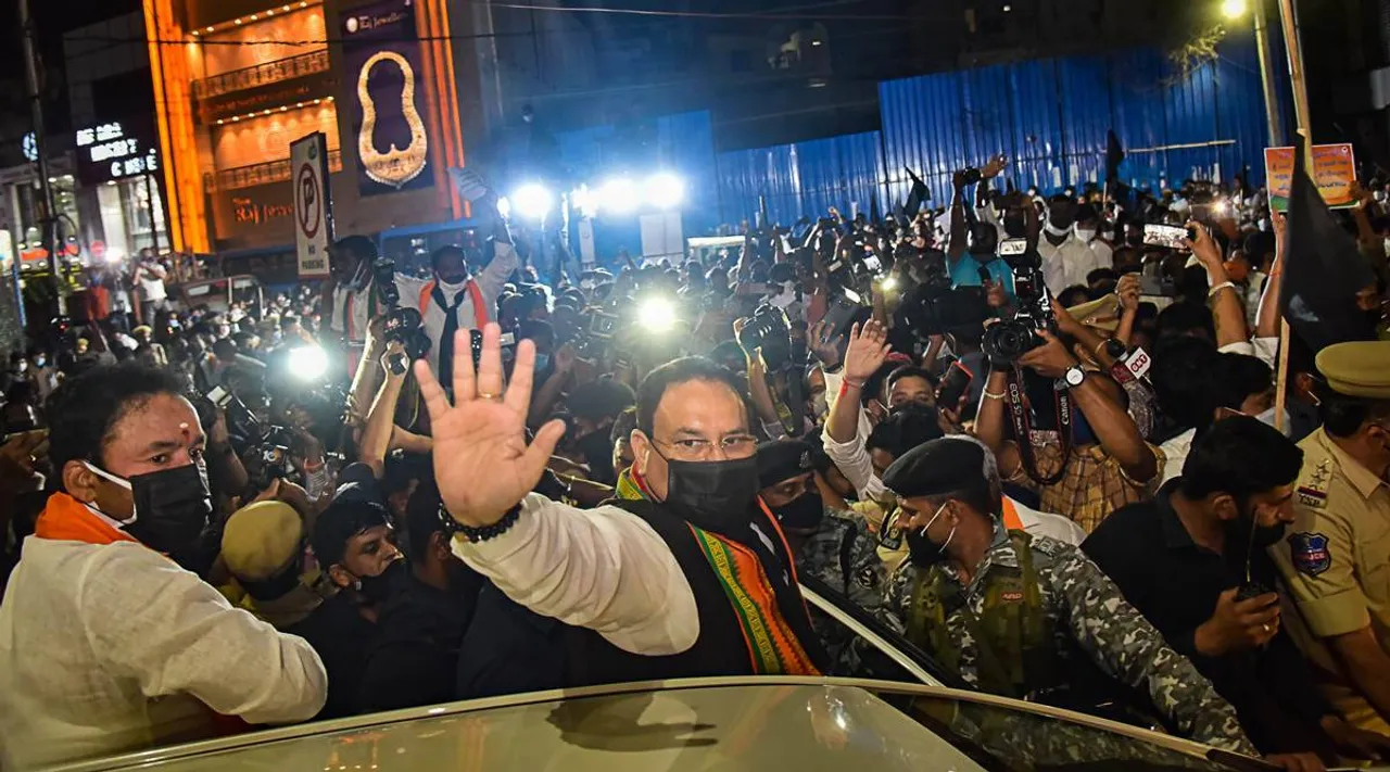 JP Nadda on Telangana BJP chief’s arrest