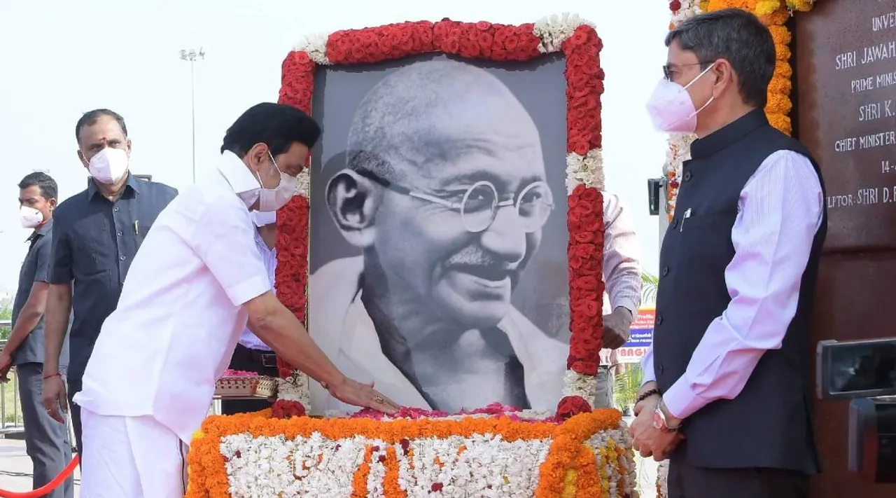 No space to Godse successors in Indian land, CM MK Stalin tweet, கோட்சேவின் வாரிசுகளுக்கு இந்திய மண்ணில் இடமில்லை, ஸ்டாலின் சூளுரை, மகாத்மா காந்தி நினைவு நாள், Mahatma Gandhi death anniversary, Godse, governor rn ravi