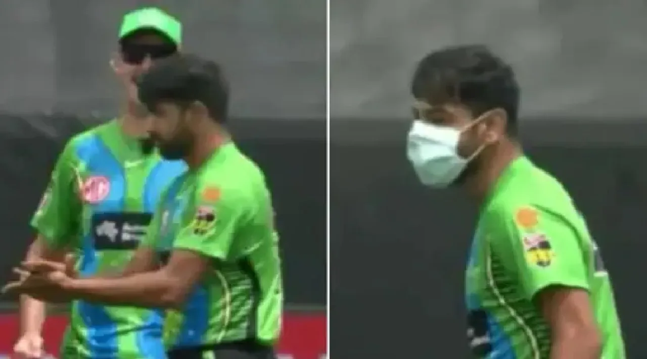 Cricket news in tamil: Safety is important folks, Haris Rauf raises awareness after the wicket