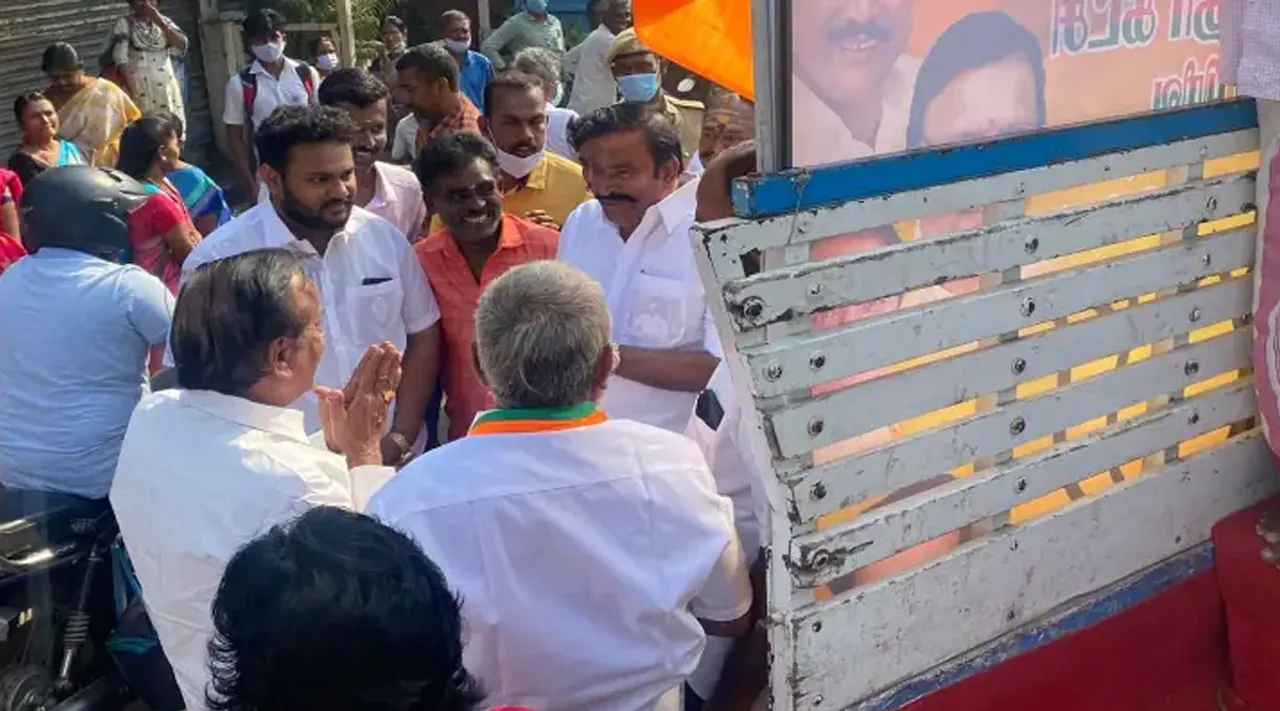 சூடான பிரச்சாரம்; கூலான சந்திப்பு: கே.என்.நேரு- ஹெச்.ராஜா பேசியது என்ன?