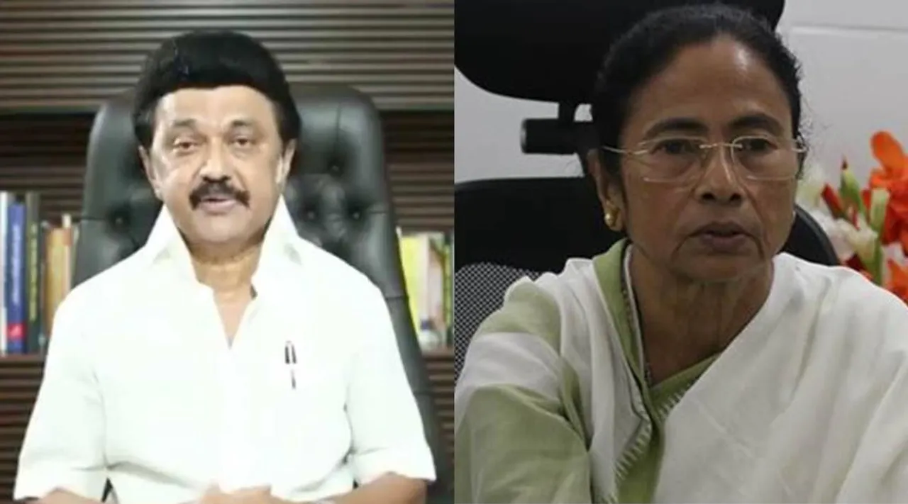 Mamata Banerjee talks with MK Stalin, Mamata Banerjee, MK Stalin, Mamata Banerjee contacts MK Stalin, non BJP CM meetings and Governor activities முக ஸ்டாலினை போனில் தொடர்பு கொண்ட மம்தா பானர்ஜி, விரைவில் எதிர்க்கட்சி முதல்வர்கள் கூட்டம், Tamilnadu, west bengal, west bengal governor