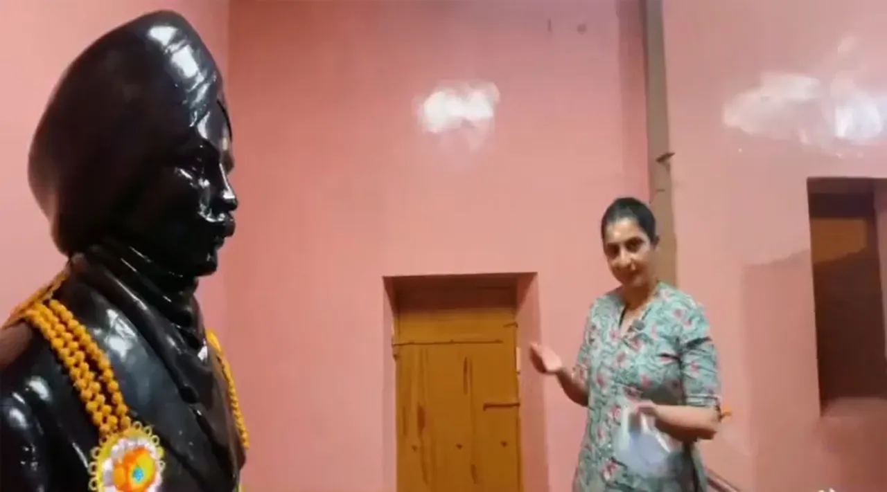 பாரதியார் வீட்டுக்கு திடீர் விசிட் : பாண்டியன் ஸ்டோர்ஸ் நடிகையின் வைரல் வீடியோ