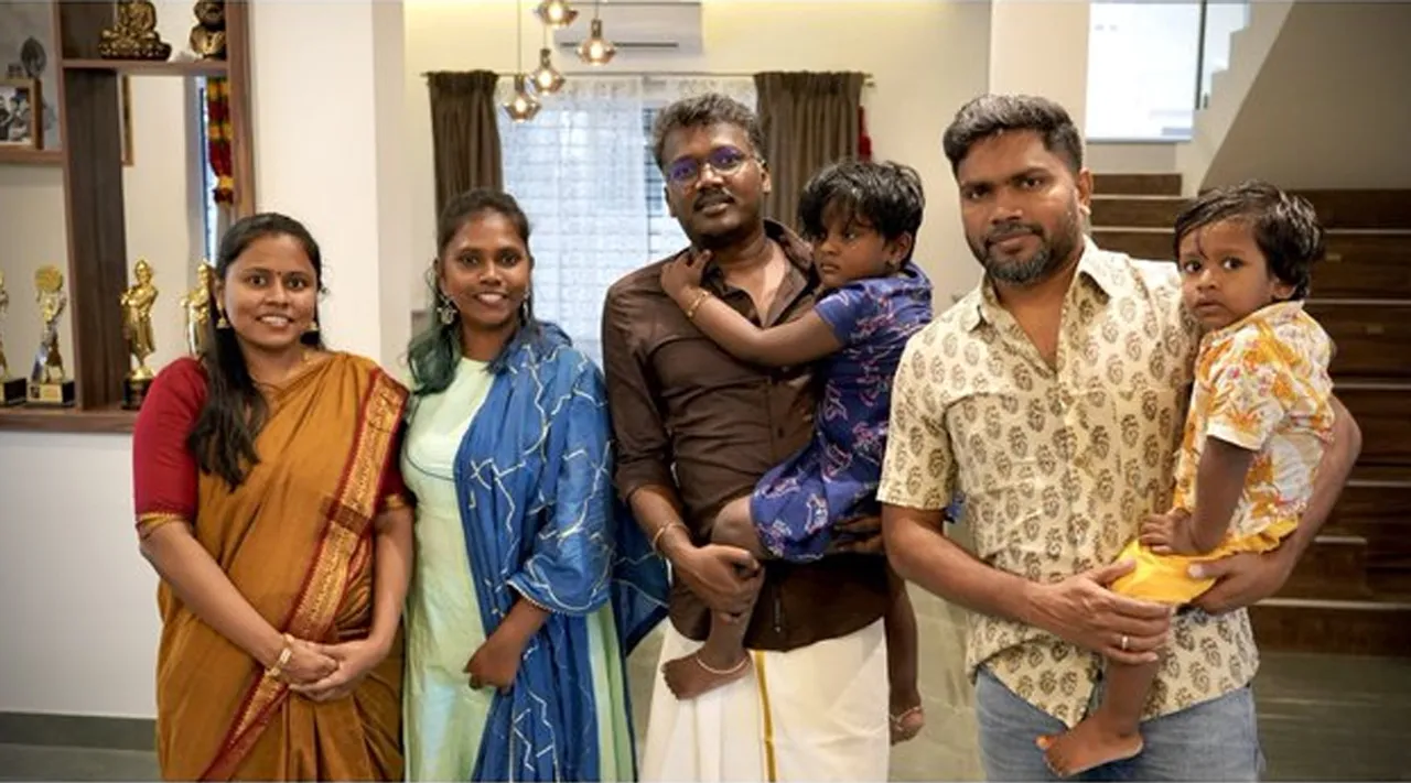 குடும்பத்தினருடன் சந்திப்பு: பாசம் பறிமாறிய இயக்குனர்கள் பா ரஞ்சித்- மாரி செல்வராஜ்