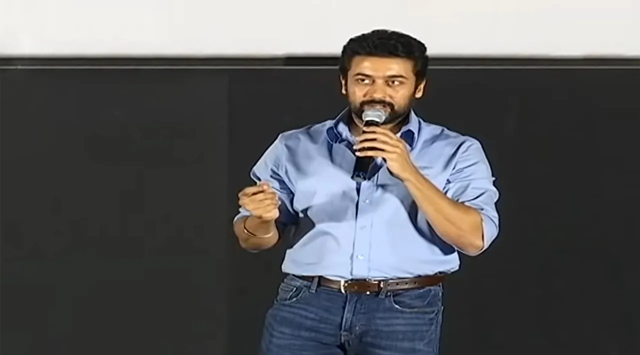 என் ரசிகர்கள் தான் எதற்கும் துணிந்தவர்கள்: ஜெய் பீம் சர்ச்சை பற்றி சூர்யா பேச்சு
