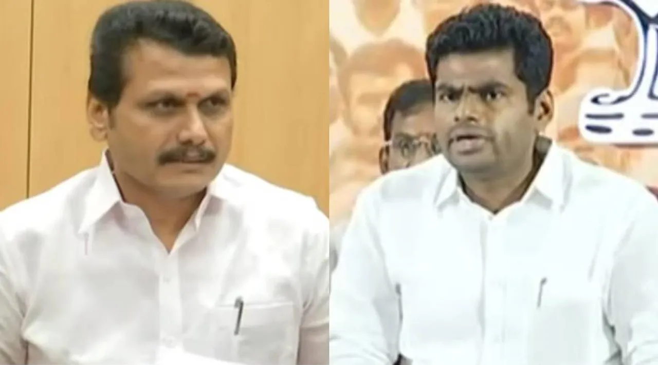 தொண்டனை மிரட்ட வேண்டாம்; என் மீது செந்தில் பாலாஜி கைவைத்துப் பார்க்கட்டும்: அண்ணாமலை சவால்