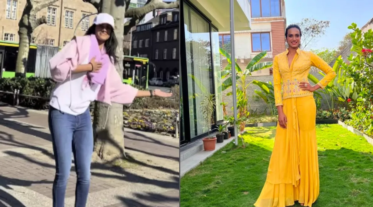 PV Sindhu news in tamil: Sindhu dances to Anirudh's song video goes viral
