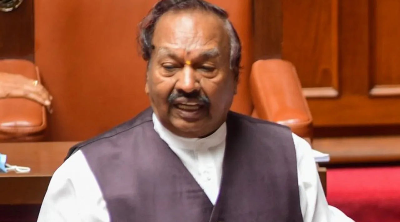 கான்ட்ராக்டர் தற்கொலை: கமிஷன் புகாரால் கர்நாடக அமைச்சர் ராஜினாமா