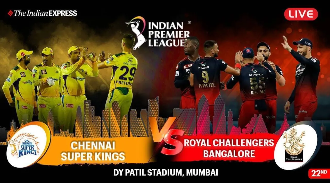 IPL 2022 CSK vs RCB LIVE score streaming online