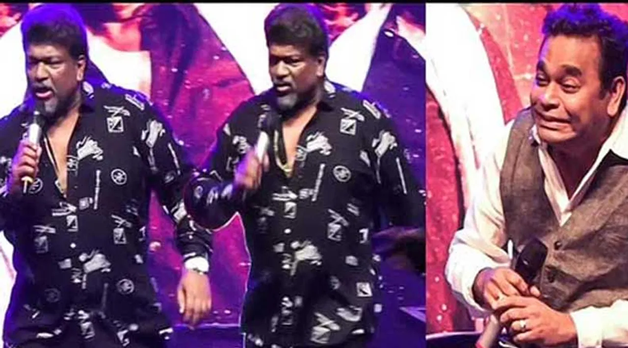 மைக்கை தூக்கி வீசிய பார்த்திபன்... அதிர்ந்த ஏ.ஆர் ரகுமான்