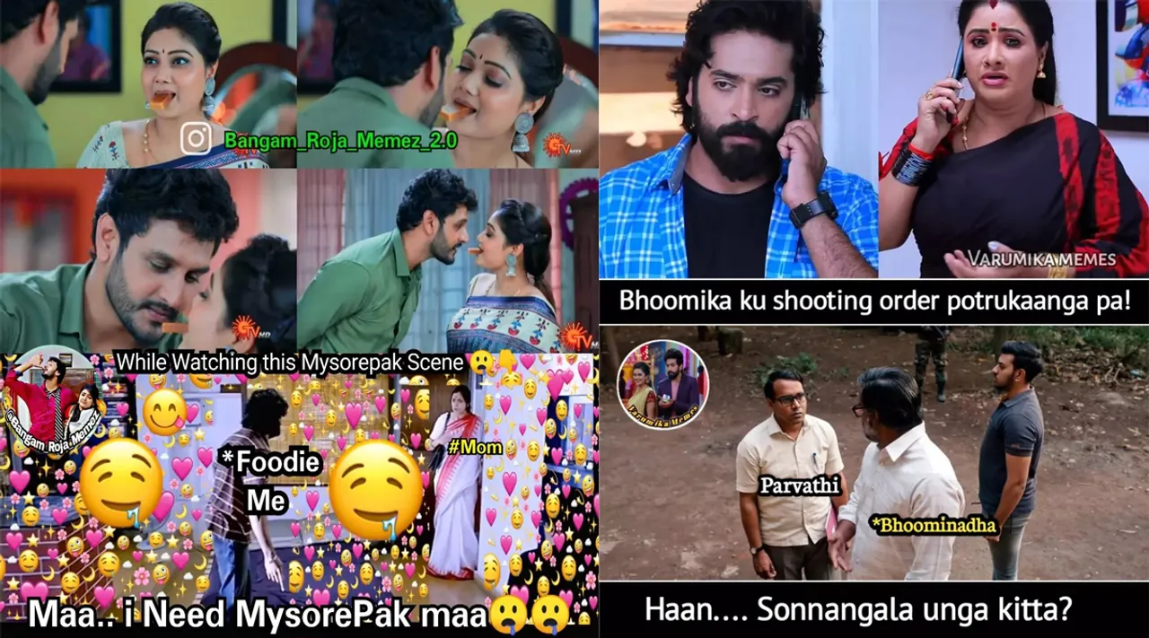 அது பெயிண்ட்னு தெரியும்... ஆனா ஃபீலிங்க கன்ட்ரோல் பண்ண முடியல.. சீரியல் கலாய் மீம்ஸ்