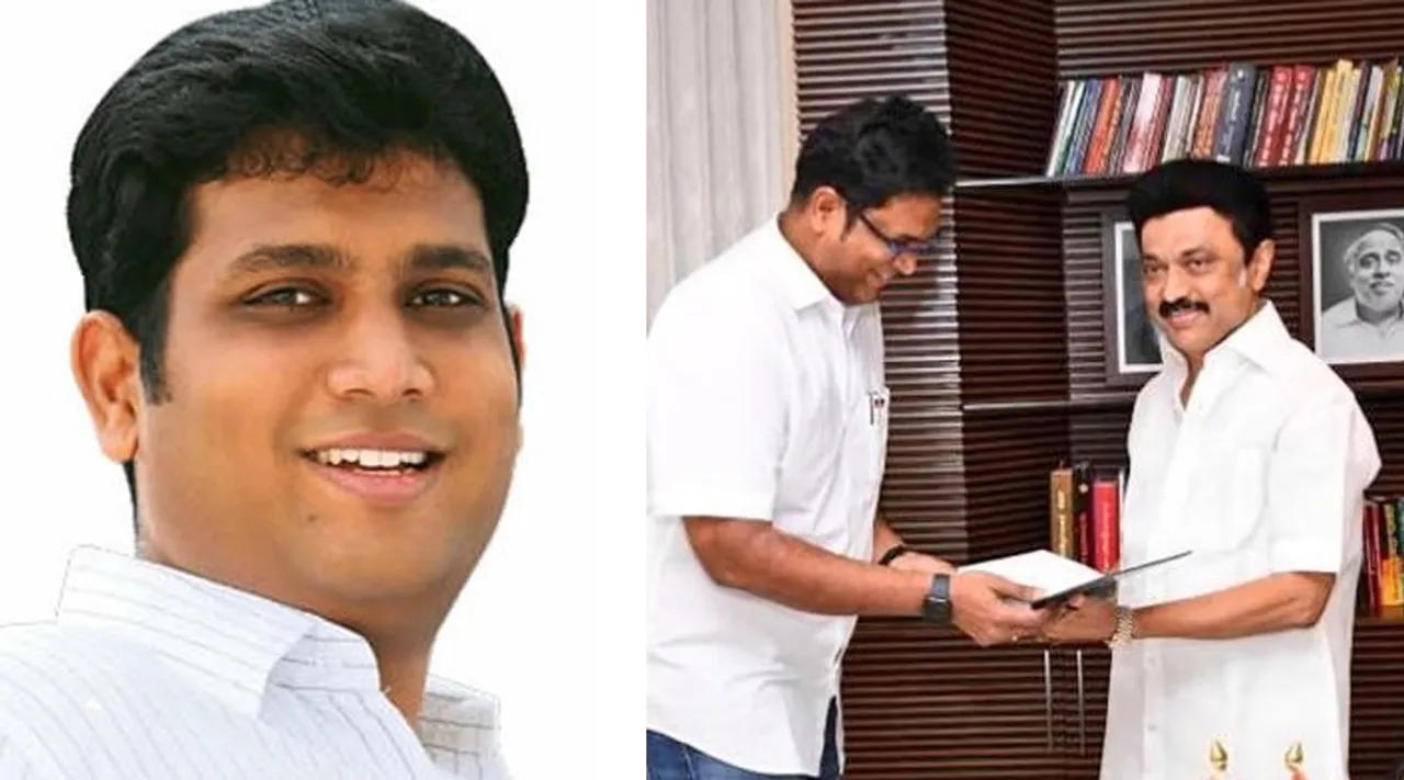 'என் தலைவனை விமர்சித்தால் அடிப்போம்; சாரி... மிதிப்போம்!': டி.ஆர்.பி ராஜா பகிரங்க எச்சரிக்கை