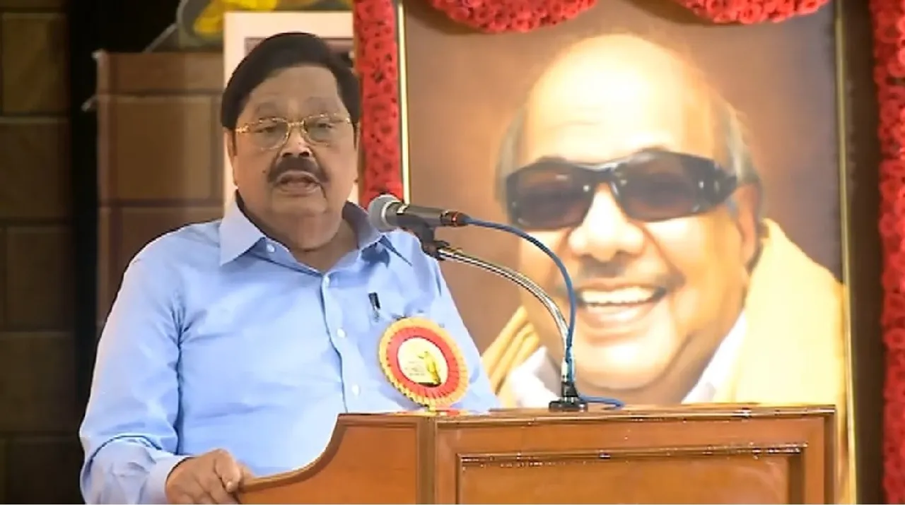 கருணாநிதியின் சிலையை பார்த்தபோது நெஞ்சம் உருகிவிட்டது - துரைமுருகன்