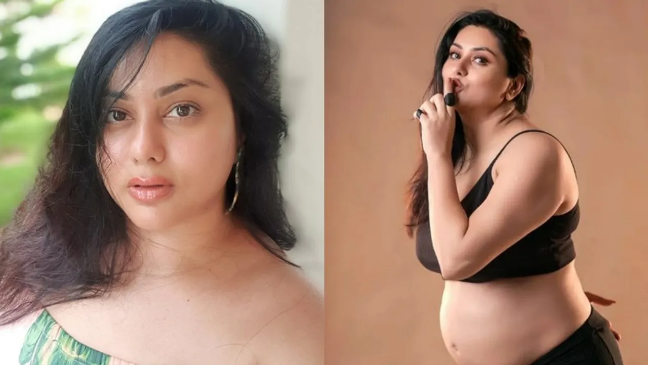 Actress Namitha announces Pregnancy