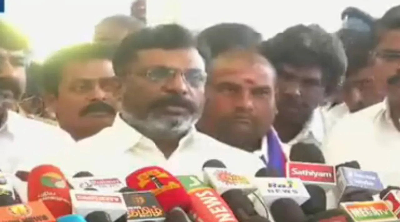 Thirumavalavan accuses OPS, EPS in EWS reservation issue