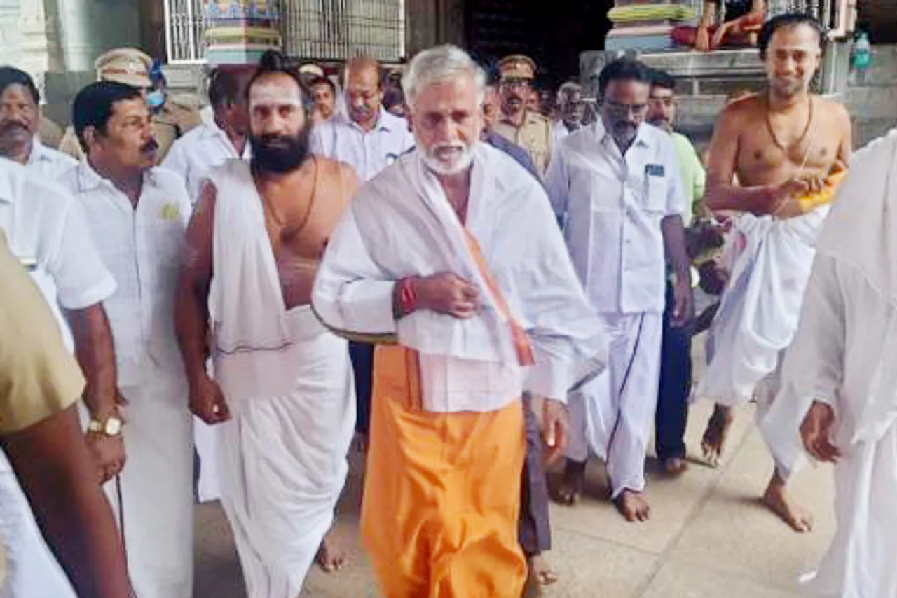 Minister Shekhar Babu said that the work of melting the offering jewels in the temples will continue