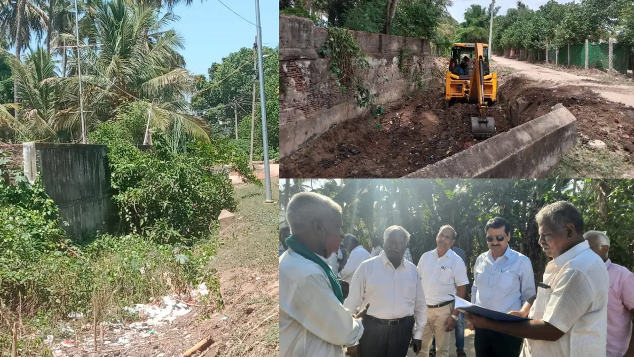 Ietamil impact: 10 ஆண்டுகளுக்குப் பிறகு தூர்வாரப்படும் திருத்து வாய்க்கால்