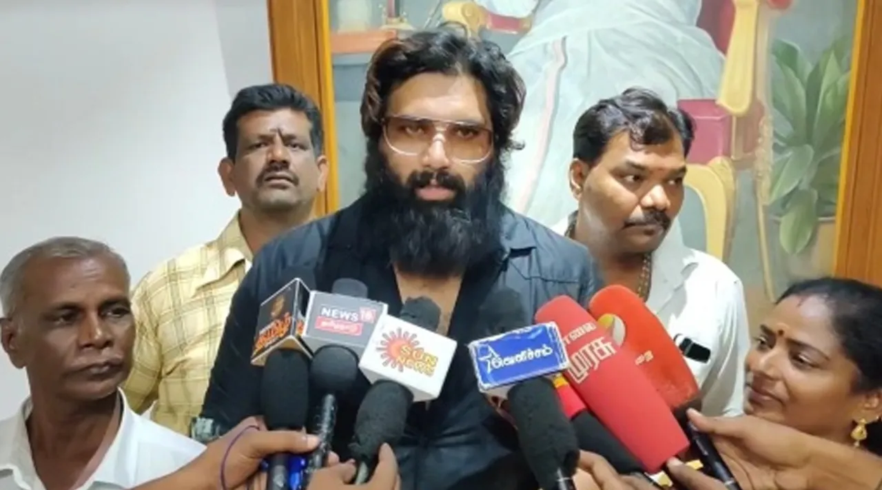 ஒ.பி.எஸ் தான் தலைமை... இ.பி.எஸ் விட்டுக் கொடுக்கணும்... ஜூனியர் எம்.ஜி.ஆர் பேட்டி