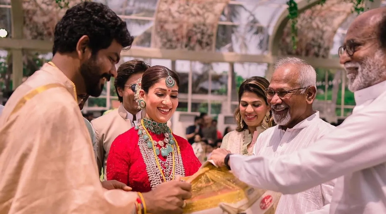 நயன்தாரா திருமணத்தில் ரஜினி, ஷாருக்கான் : ஒரு மாதத்திற்கு பின் வெளியான போட்டோஸ்