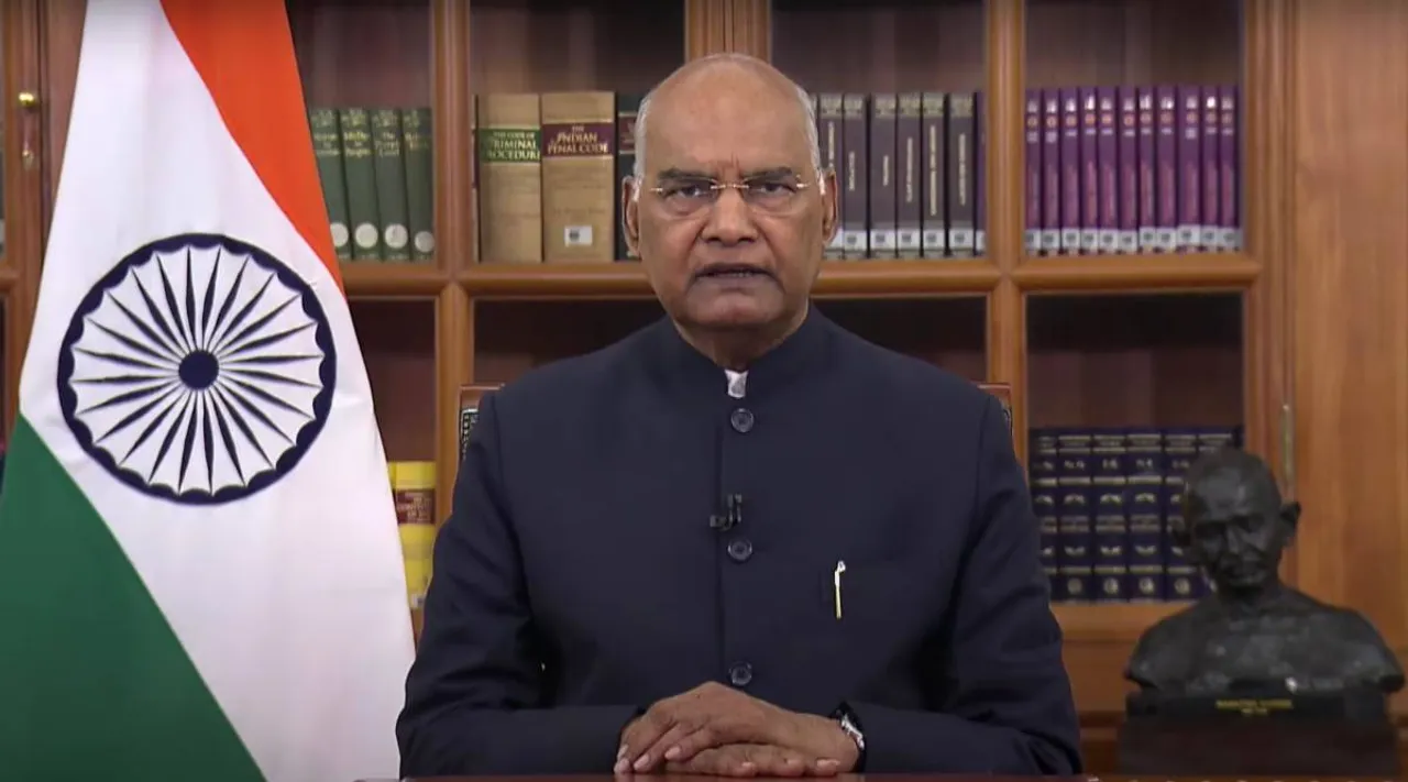 ram nath kovind, president ram nath kovind address to nation, ராம்நாத் கோவிந்த் நாட்டு மக்களுக்கு உரை, குடியரசுத் தலைவர் ராம்நாத் கோவிந்த், ஜனாதிபதி ராம்நாத் கோவிந்த், திரௌபதி முர்மு, ram nath kovind speech, ram nath kovind outgoing president, droupadi murmu oath, Tamil indian express